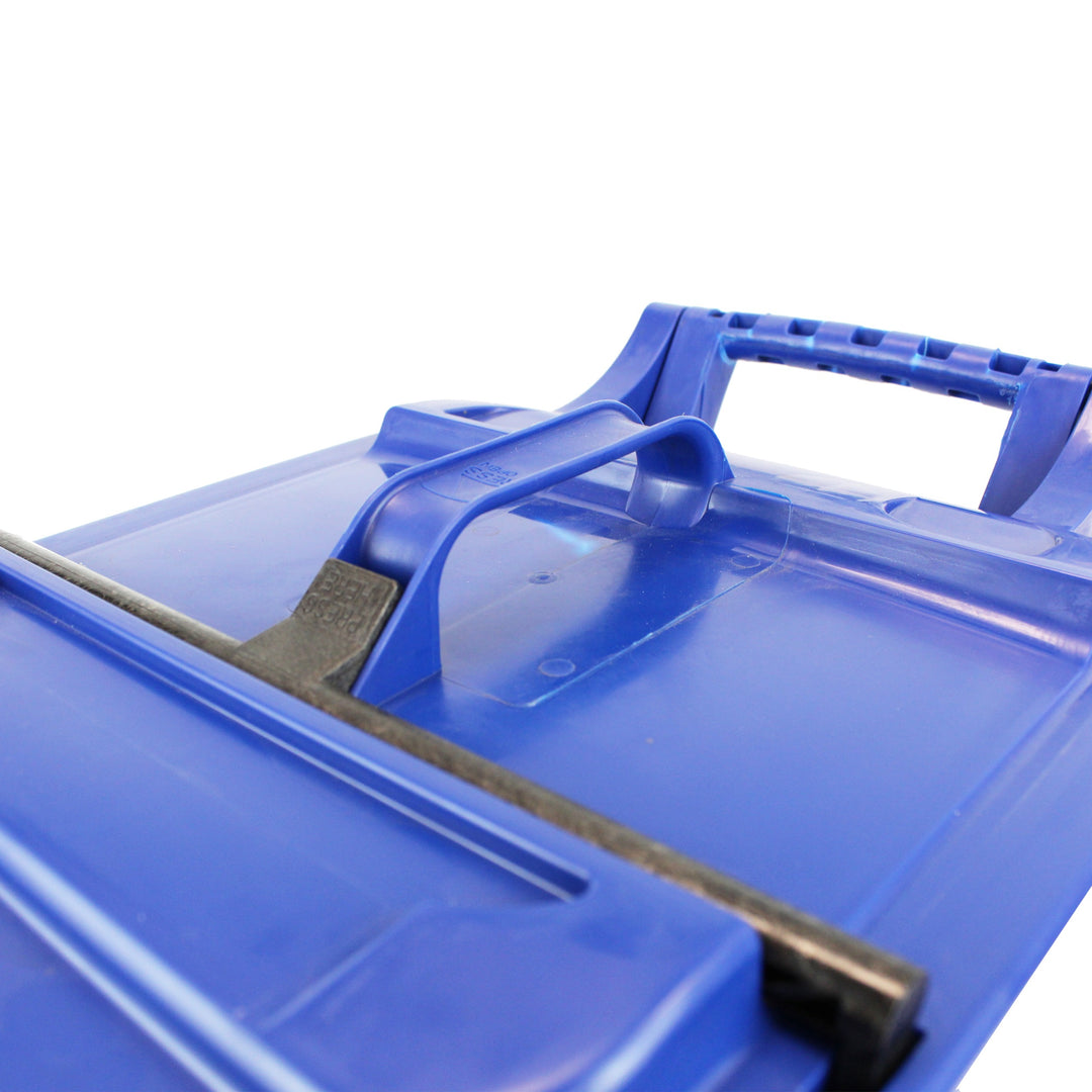 Blue Large Kerbside Compost Caddy with Locking Lid - 23L