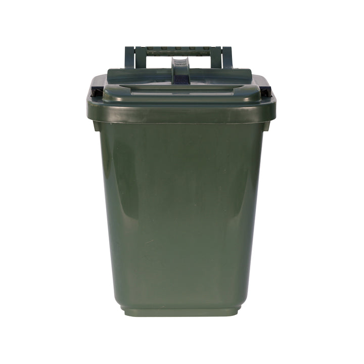 Green Large Kerbside Compost Caddy with Locking Lid - 23L