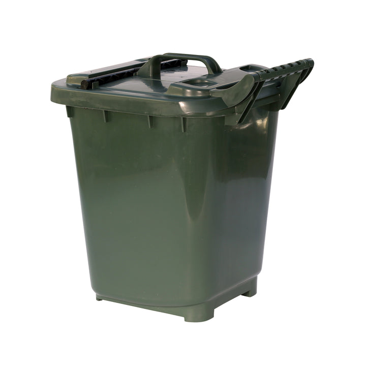 Green Large Kerbside Compost Caddy with Locking Lid - 23L