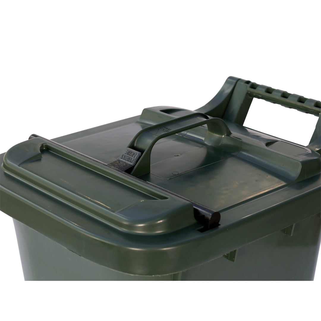 Green Large Kerbside Compost Caddy with Locking Lid - 23L