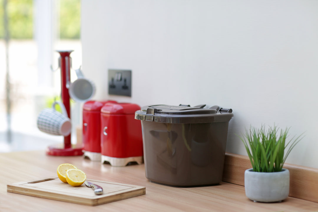 Brown Vented Kitchen Caddy - 5L Size