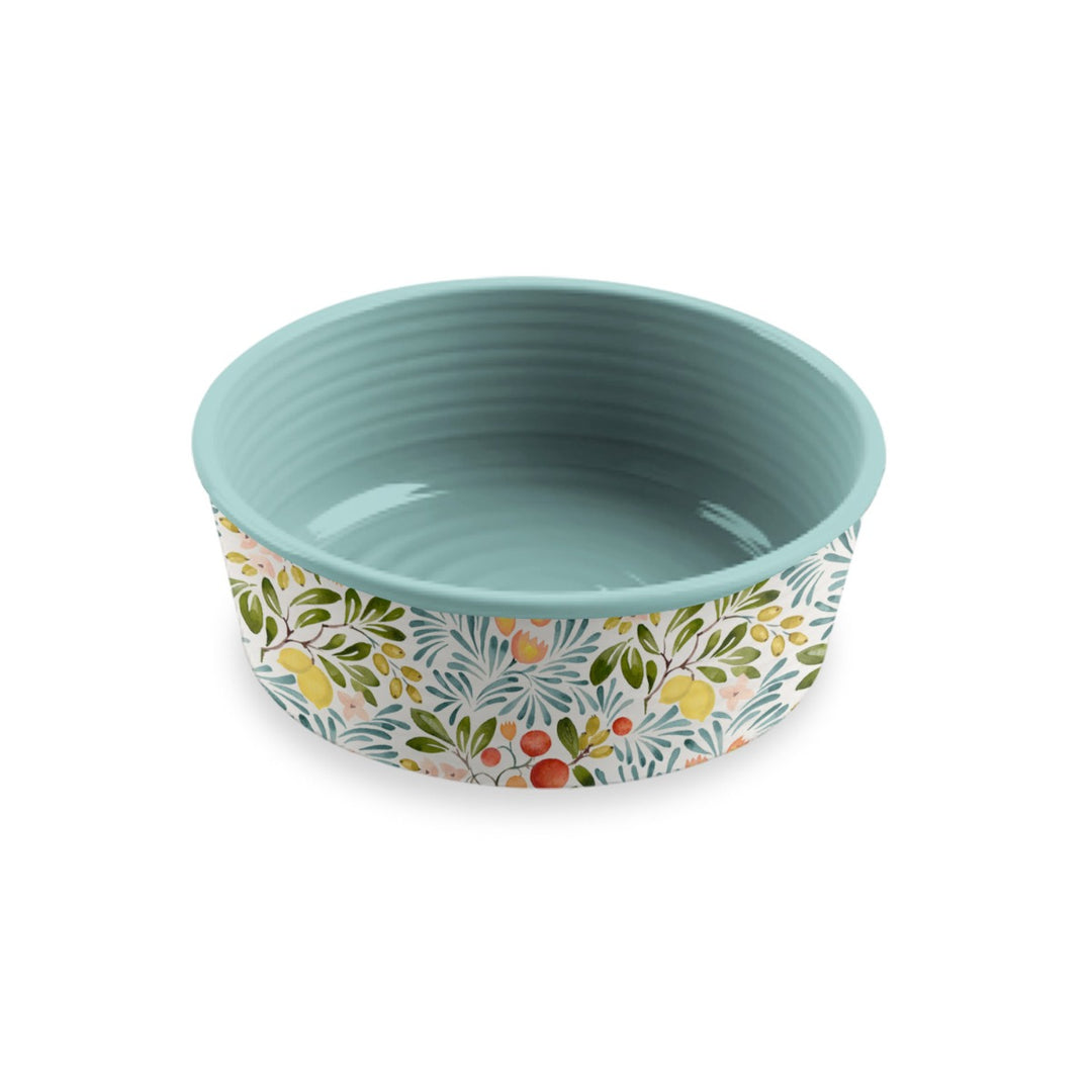 Country Orchard Melamine Pet Bowl - Medium