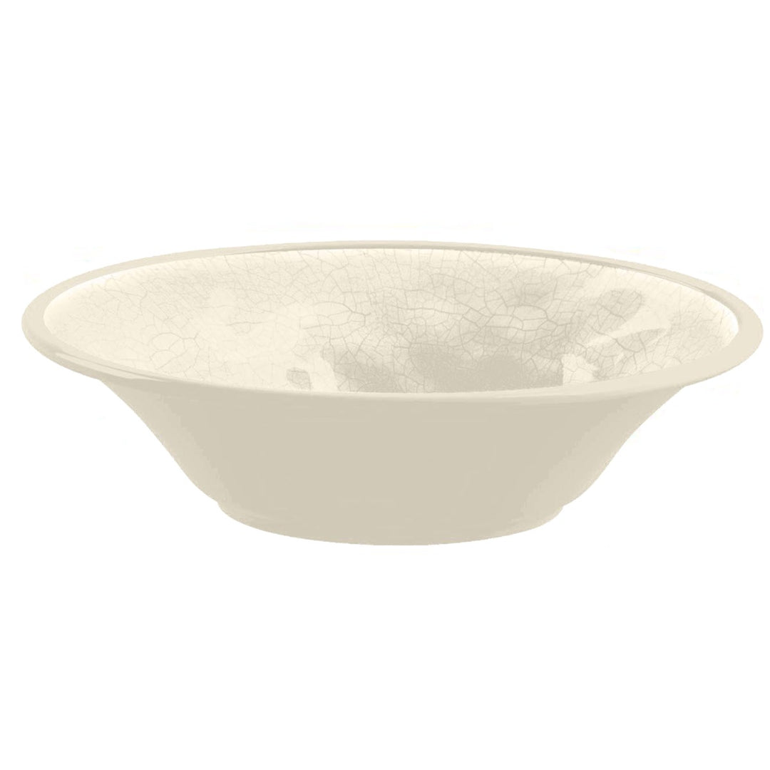 Crackle Cream Melamine Dinnerware Set