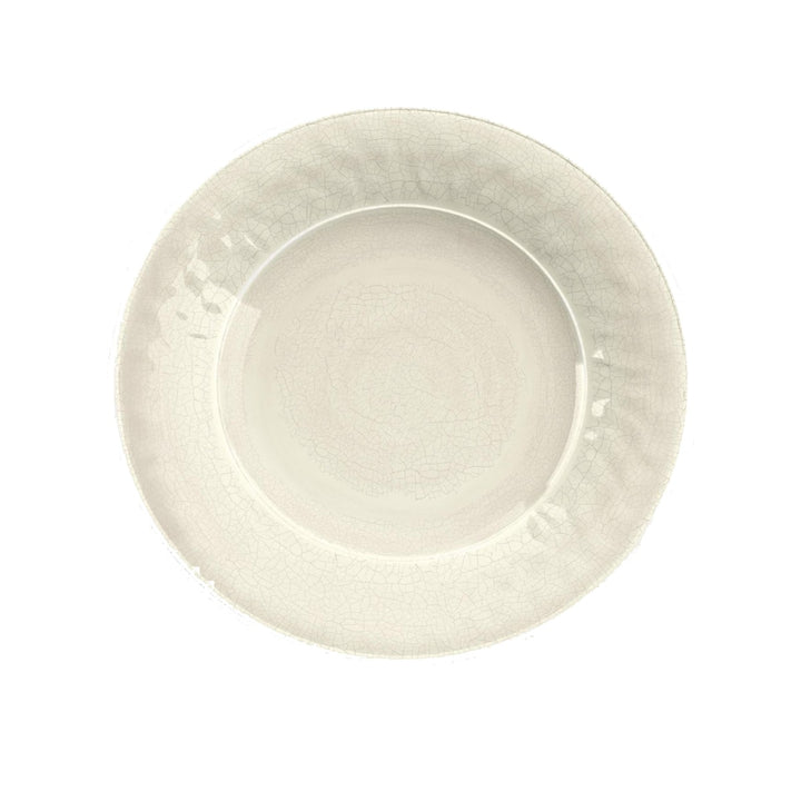 Crackle Cream Melamine Dinnerware Set