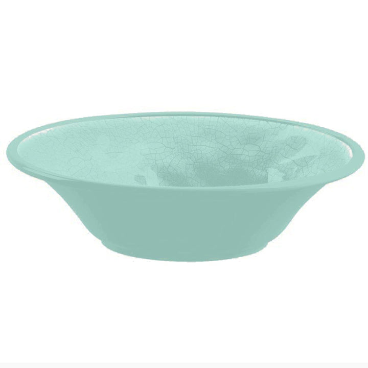 Crackle Turquoise Melamine Dinnerware Set