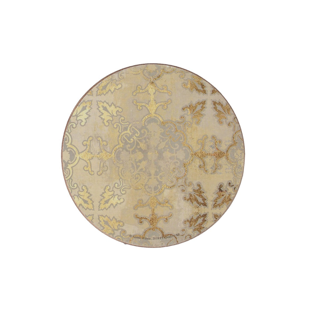 Creative Tops Gold Impressions Round Coasters