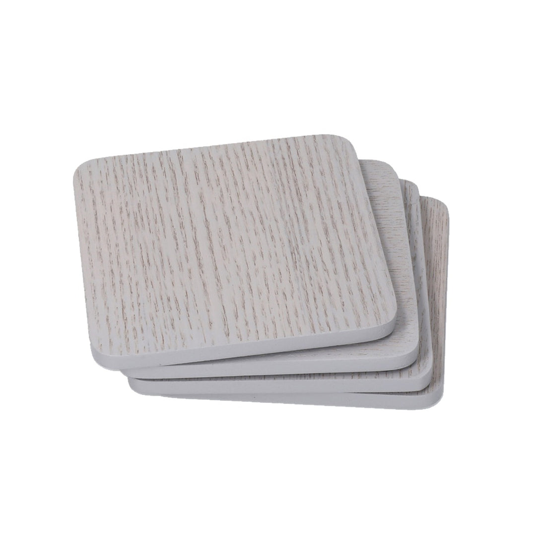 Creative Tops Grey Natural Wood Veneer Coasters