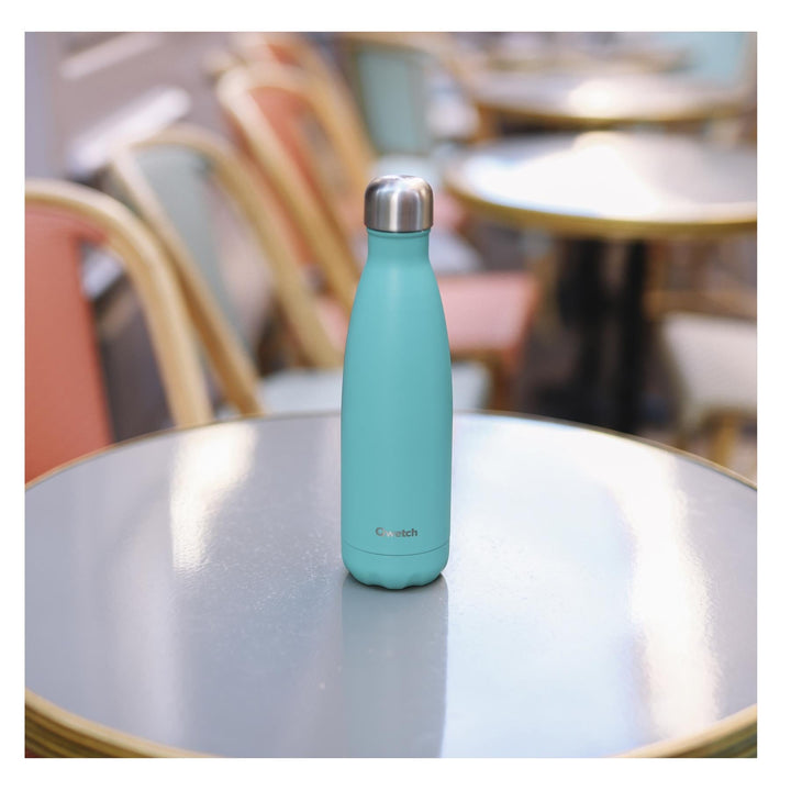 Qwetch Insulated Stainless Steel Bottle - Pop Lagoon - 500ml