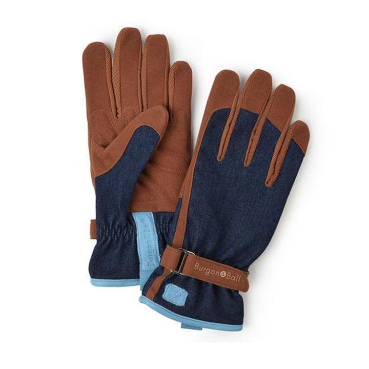 Burgon & Ball 'Love the Glove' Denim Gardening Gloves - 2 Sizes