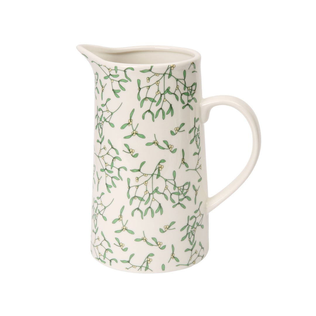 Dexam RHS Ivory Mistletoe Ceramic Water Jug