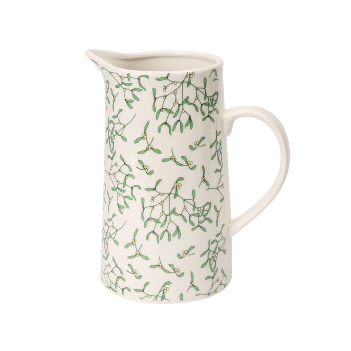 Dexam RHS Ivory Mistletoe Ceramic Water Jug