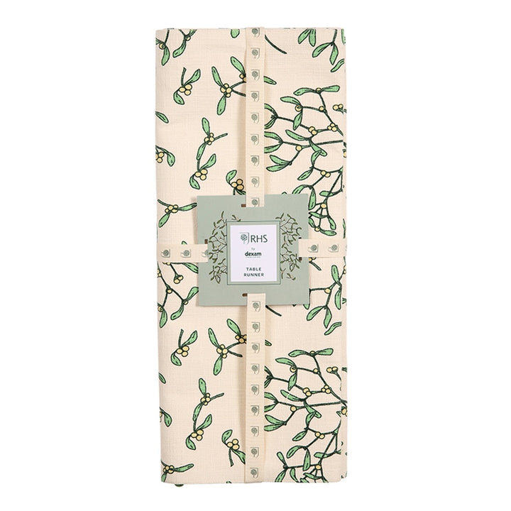 Dexam RHS Ivory Mistletoe Table Runner