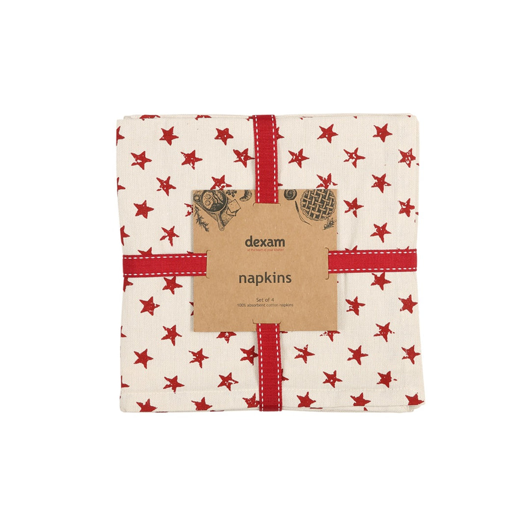 Dexam Star Napkins - Set of 4