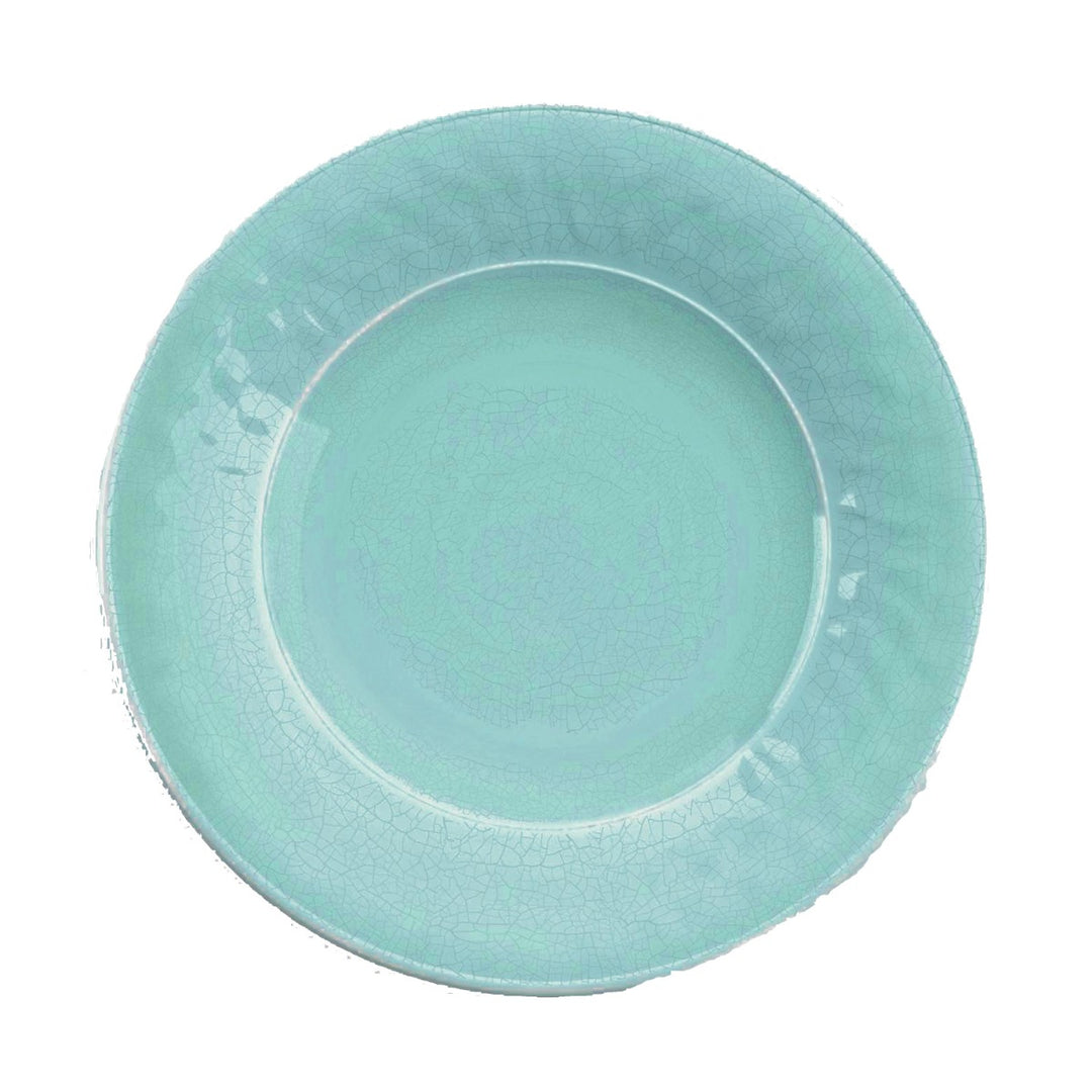 Crackle Turquoise Melamine Dinnerware Set