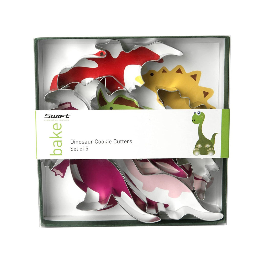Dexam Dinosaur Cookie Cutters Set - Pack of 5