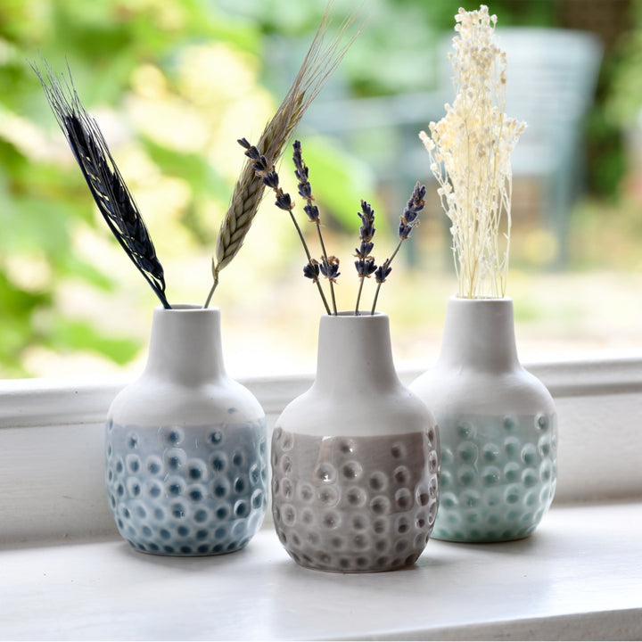 Burgon & Ball Dotty Mini Vases Set