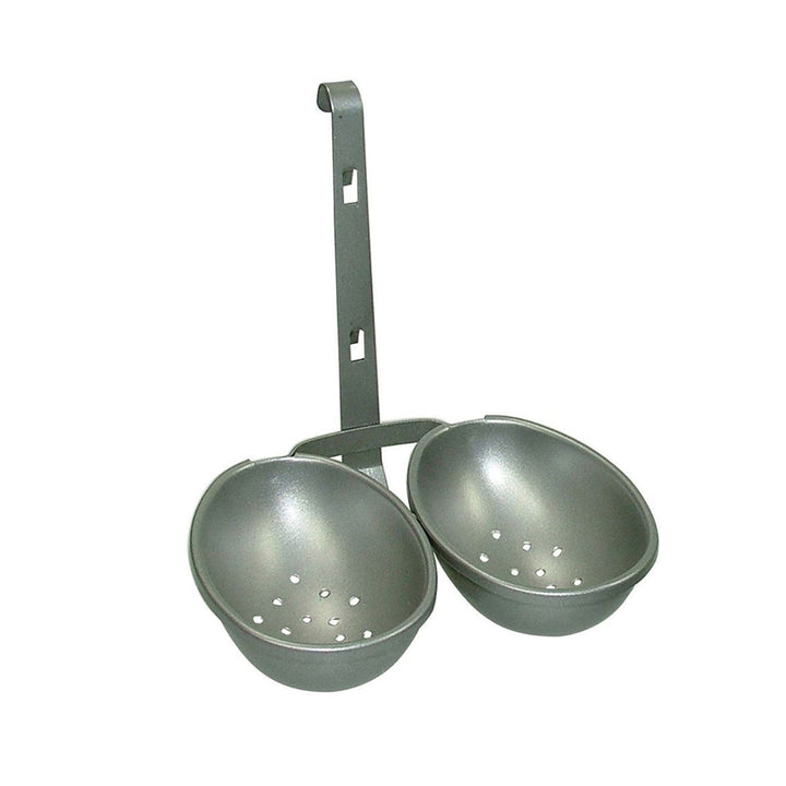 Eddingtons Double Egg Poacher - Silver