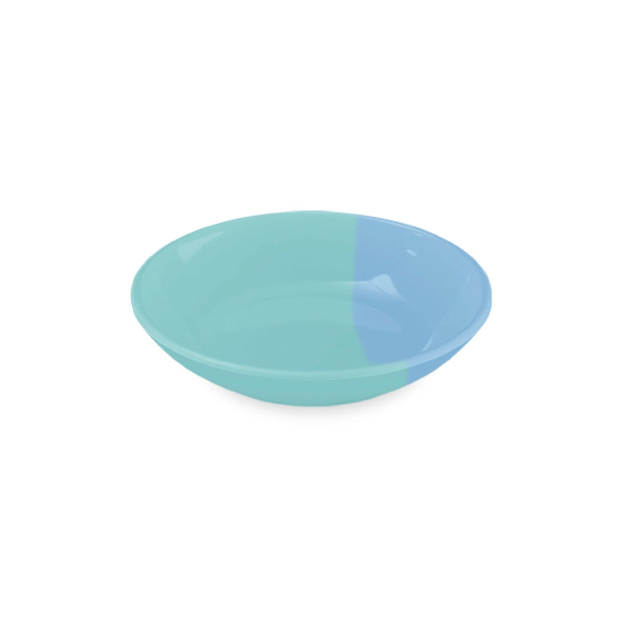 aqua and lilac melamine plastic pet saucer