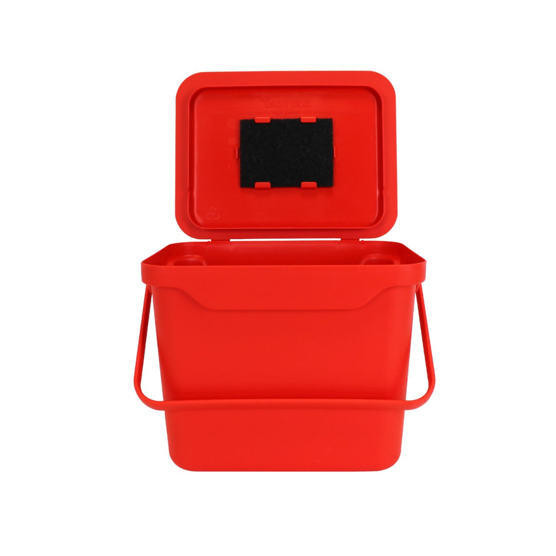 Easy Eco Red Kitchen Caddy - 5L Size