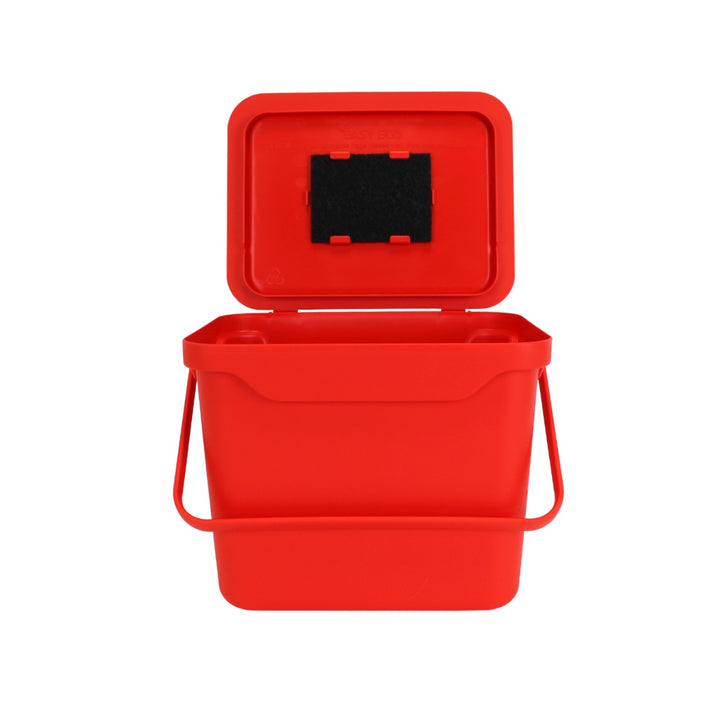 Easy Eco Red Kitchen Caddy - 5L Size