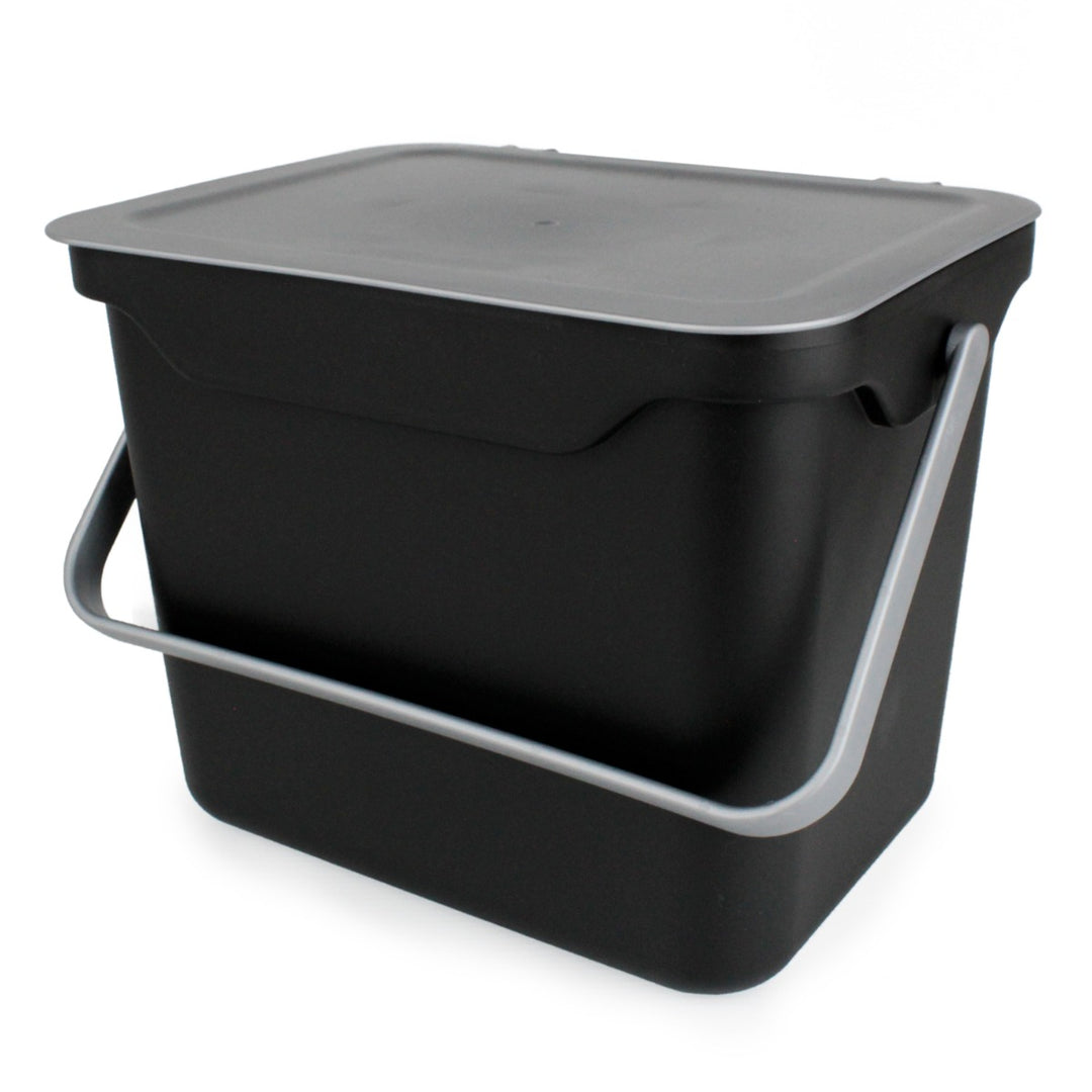 Easy Eco Black & Silver Kitchen Caddy - 5L Size