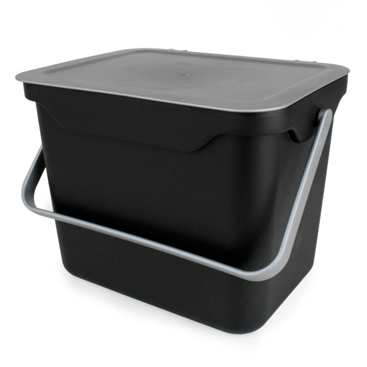 Easy Eco Black & Silver Kitchen Caddy - 5L Size