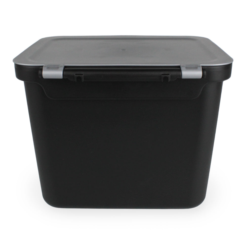 Easy Eco Black & Silver Kitchen Caddy - 5L Size