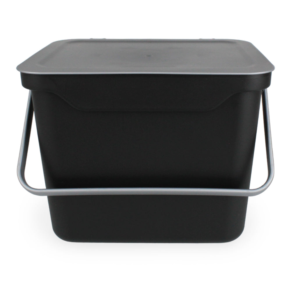 Easy Eco Black & Silver Kitchen Caddy - 5L Size