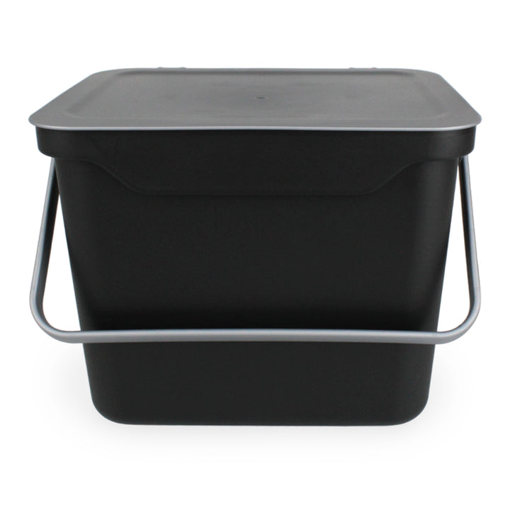 Easy Eco Black & Silver Kitchen Caddy - 5L Size