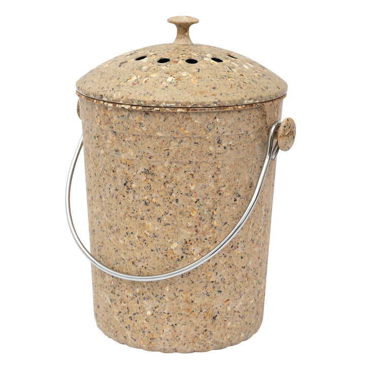 Eddingtons Brown Natural Fibre Compost Pail