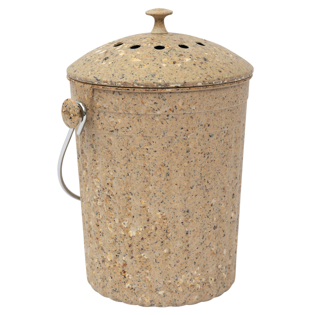 Eddingtons Brown Natural Fibre Compost Pail