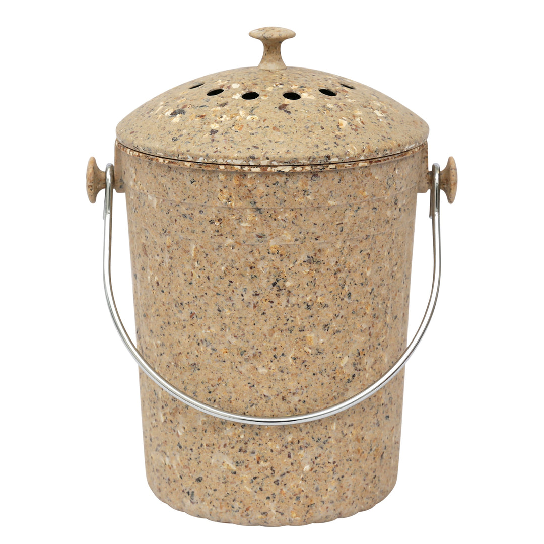 Eddingtons Brown Natural Fibre Compost Pail