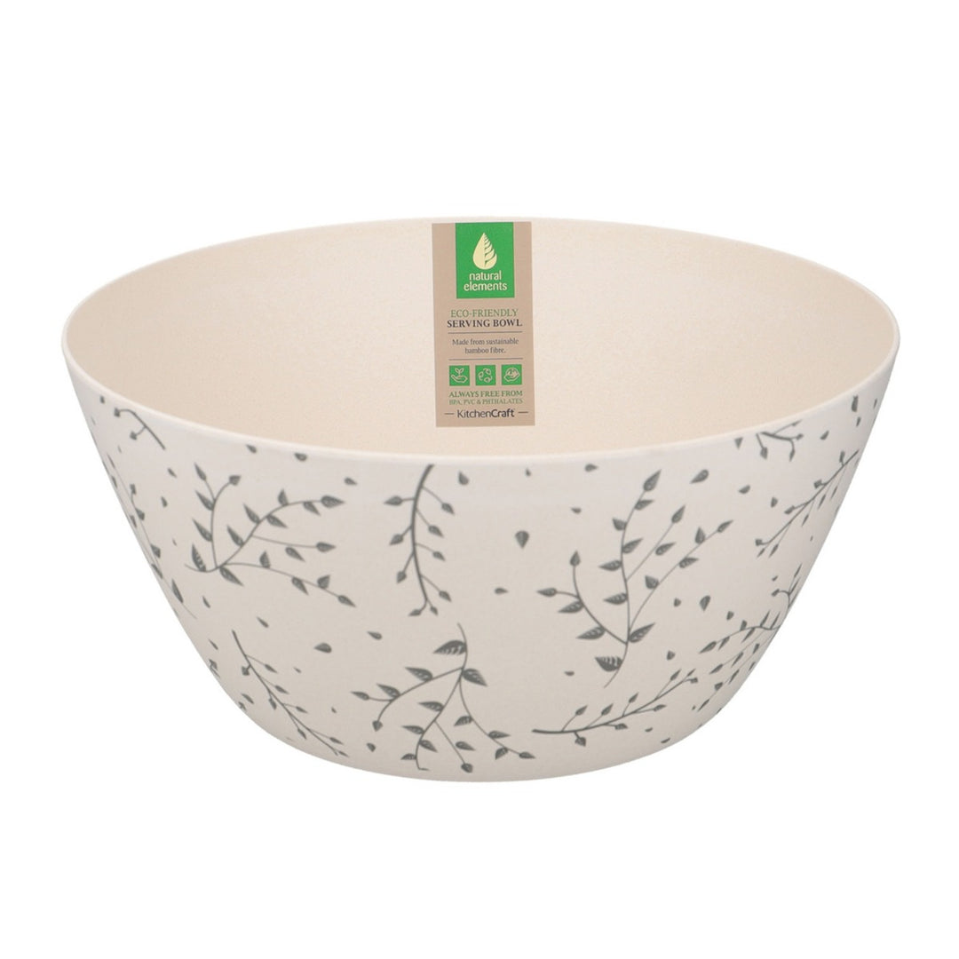  featuring a moss green foliage print on a cream background.