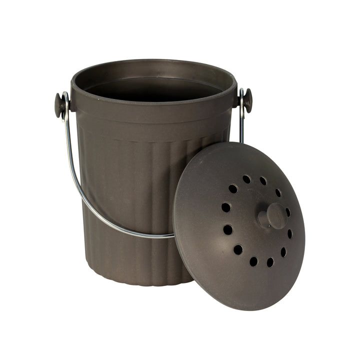 Eddingtons Slate Grey Bamboo Fibre Compost Pail