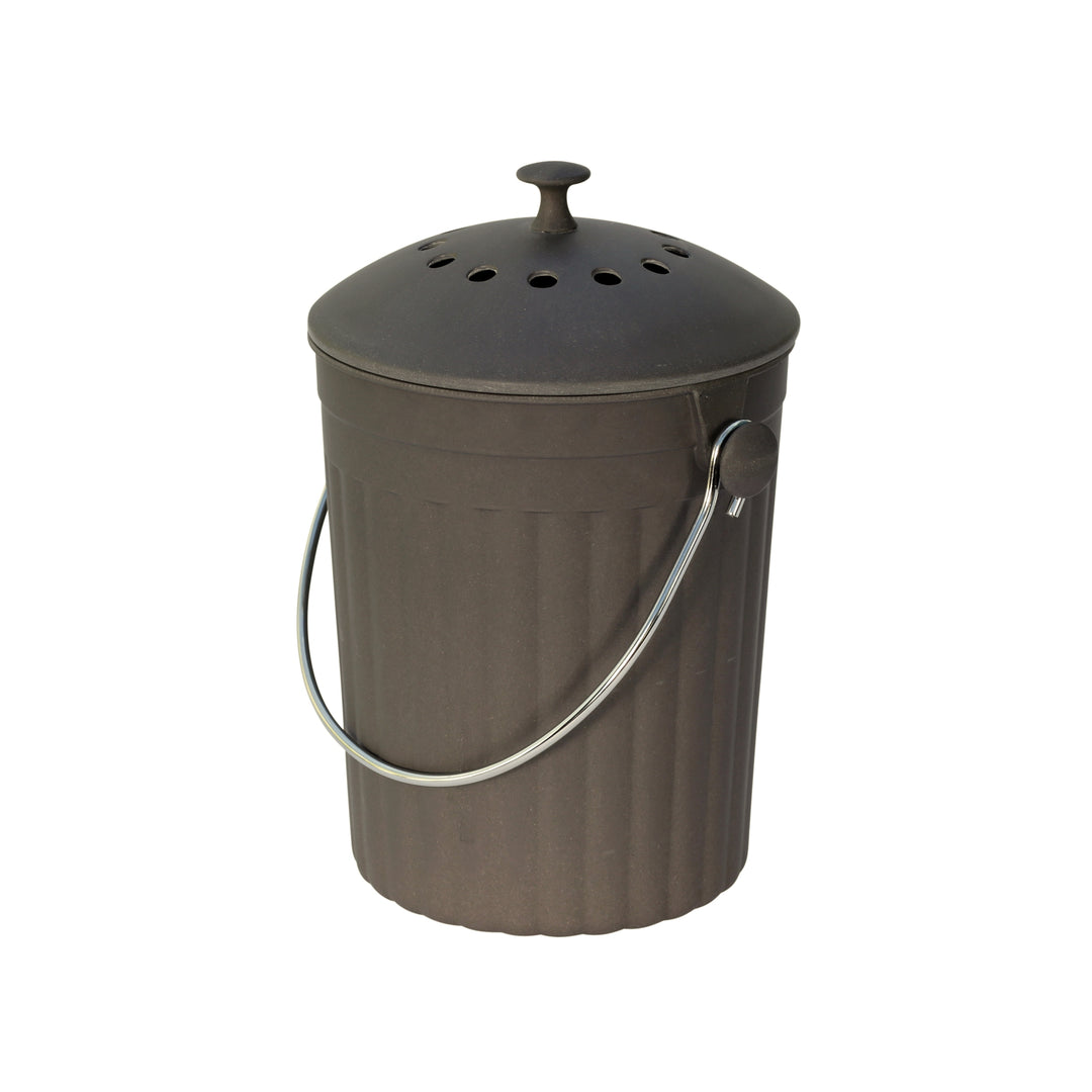 Eddingtons Slate Grey Bamboo Fibre Compost Pail