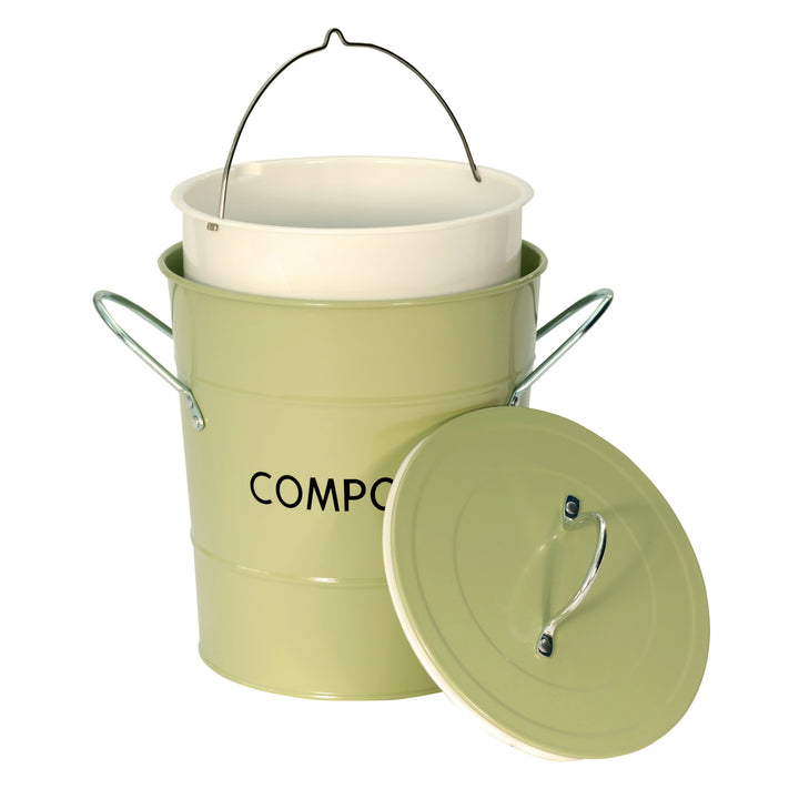 Removable food waste bucket made from plastic