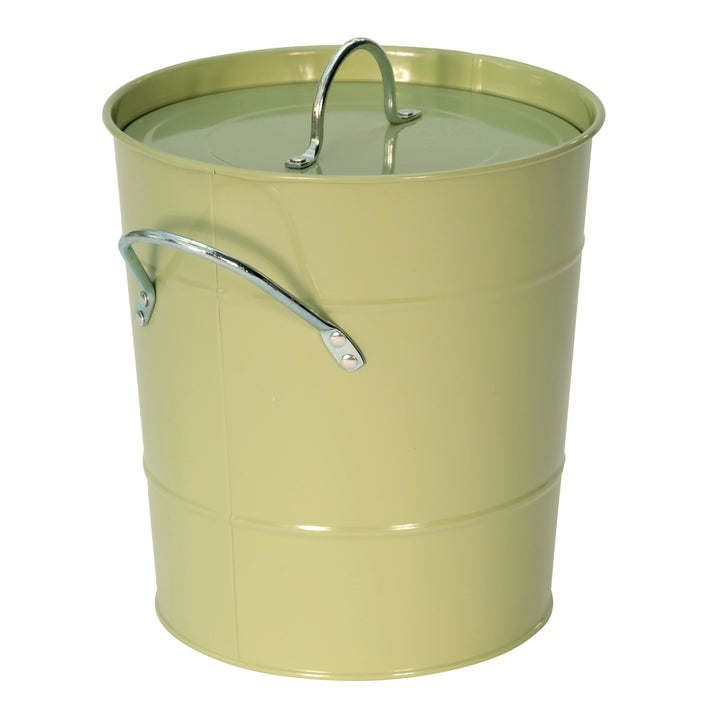 Eddingtons Metal Compost Pail - Sage Green