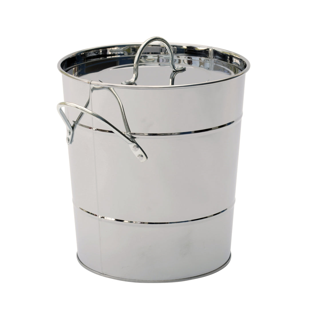 Eddingtons Metal Compost Pail - Silver