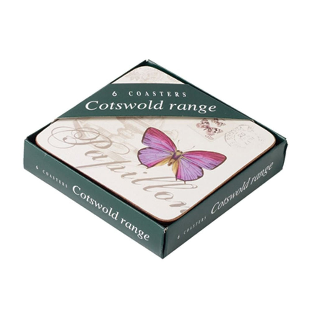 Stow Green Butterfly Cork Coasters