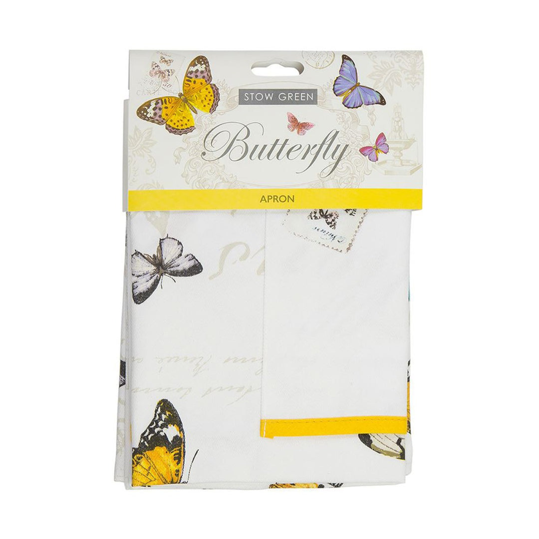 Stow Green Butterfly Cotton Apron