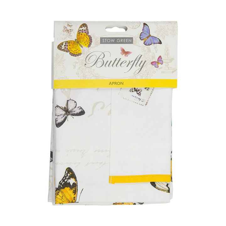 Stow Green Butterfly Cotton Apron