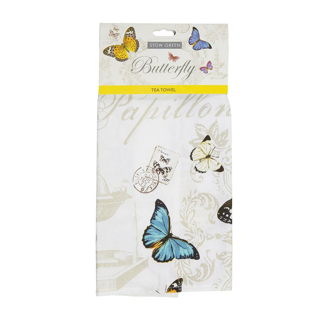 Stow Green Butterfly Tea Towel