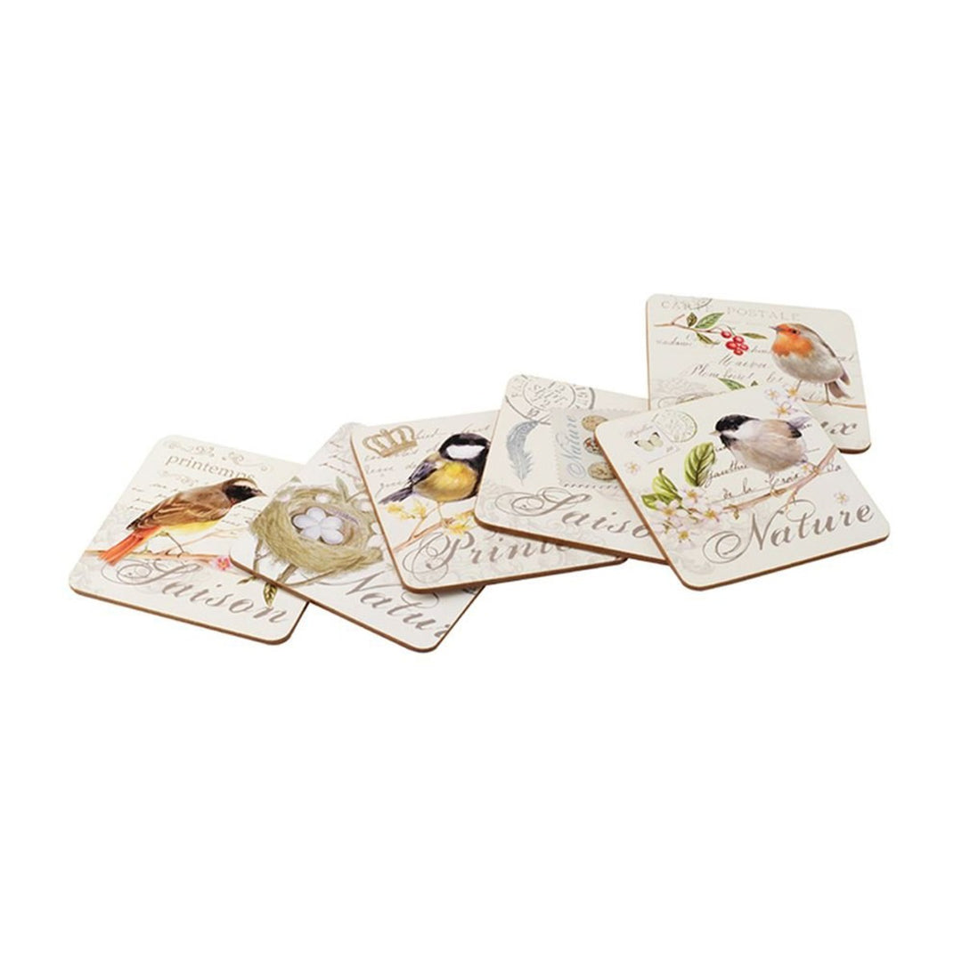 Stow Green Songbird Cork Coasters