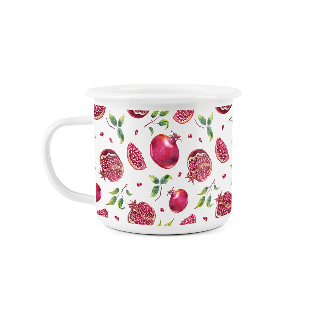 Burgon & Ball Garden Kneeler & Enamel Mug Set - Berry Pink