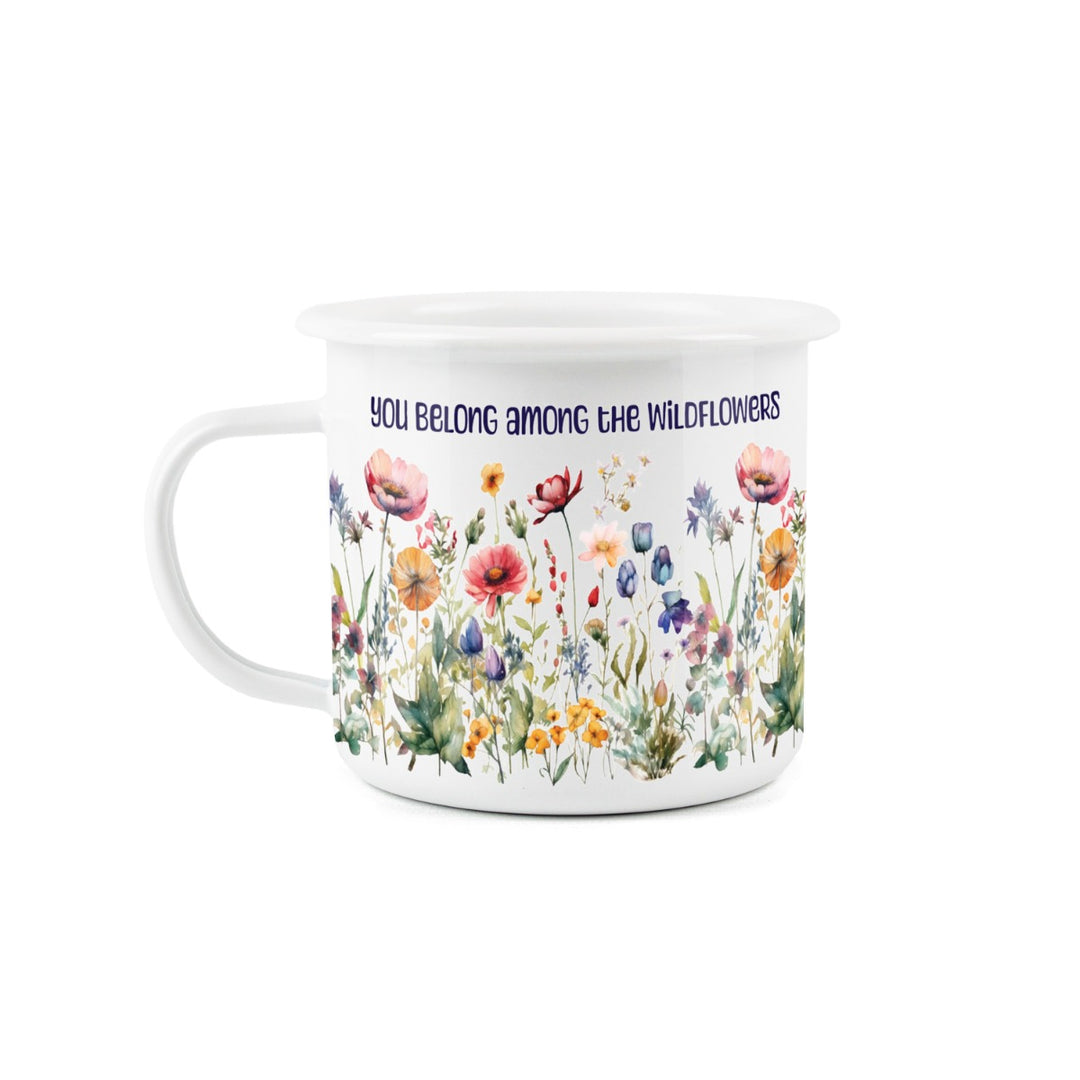 Burgon & Ball Garden Kneeler & Enamel Mug Set - Navy Blue