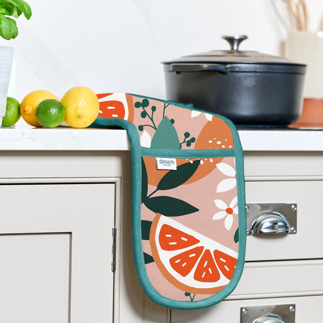 Dexam Exotic Fruits Recycled Cotton Double Oven Glove
