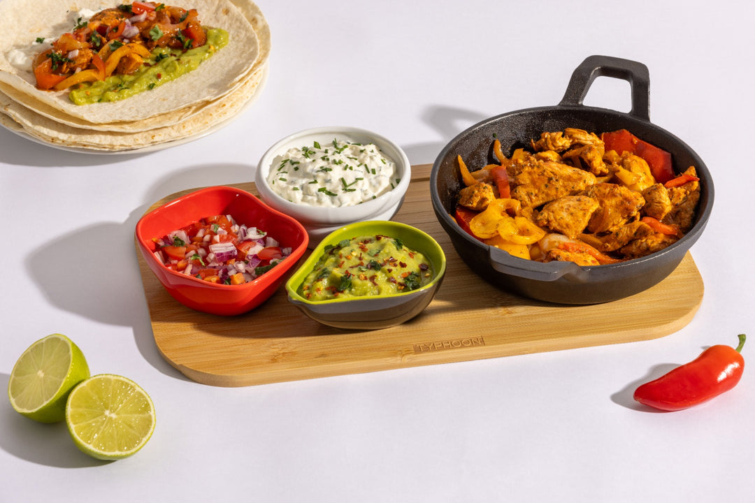 Typhoon World Foods Fajita Dip Bowls Set