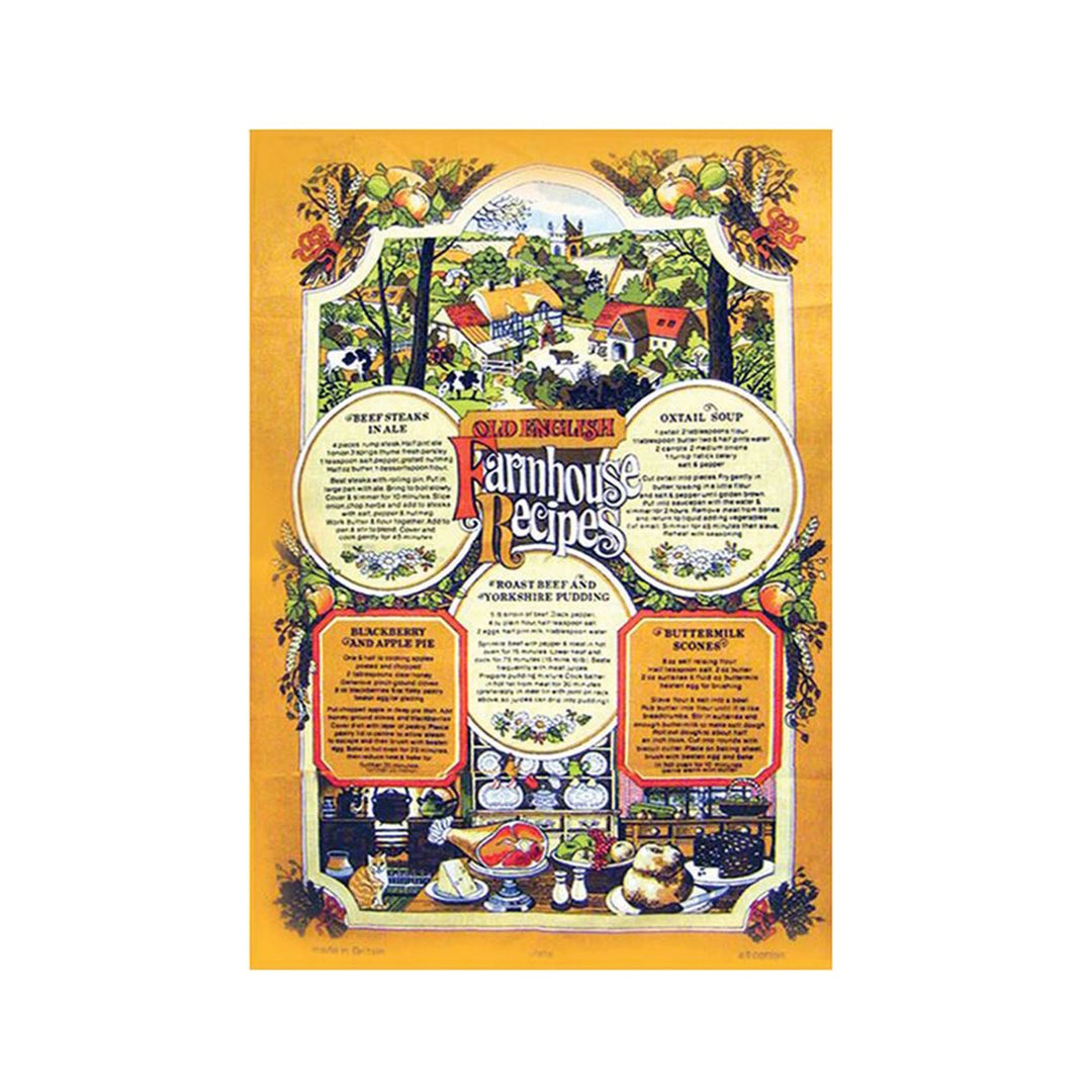 Stow Green Farmhouse Recipes Tea Towel