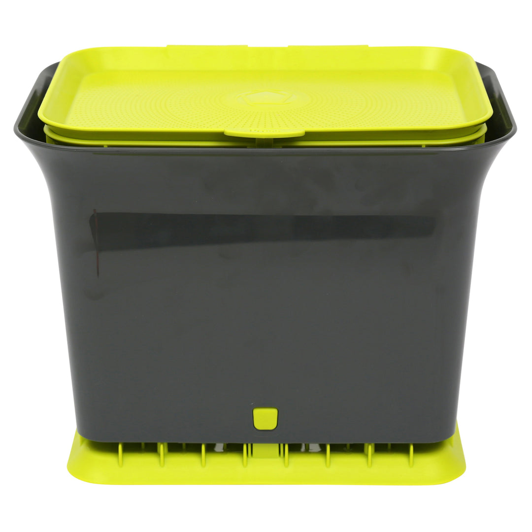 Full Circle Slate & Green Odour-Free Compost Collector