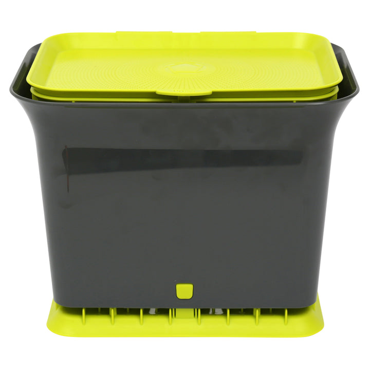 Full Circle Slate & Green Odour-Free Compost Collector